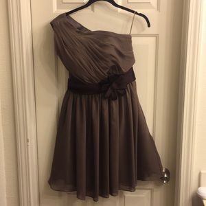 Brown bridesmaid dress